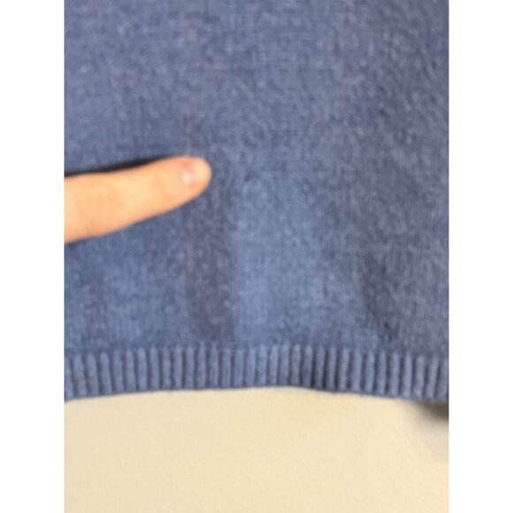 Philosophy Knit Sweater Blue M Preppy Classic Chic Minimalist Neutral Soft Comfy - Picture 10 of 10